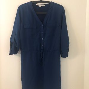 Max Studio Blue knee length dress